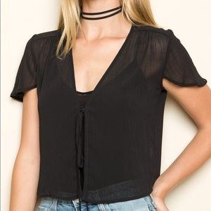 Brandy Melville tie top